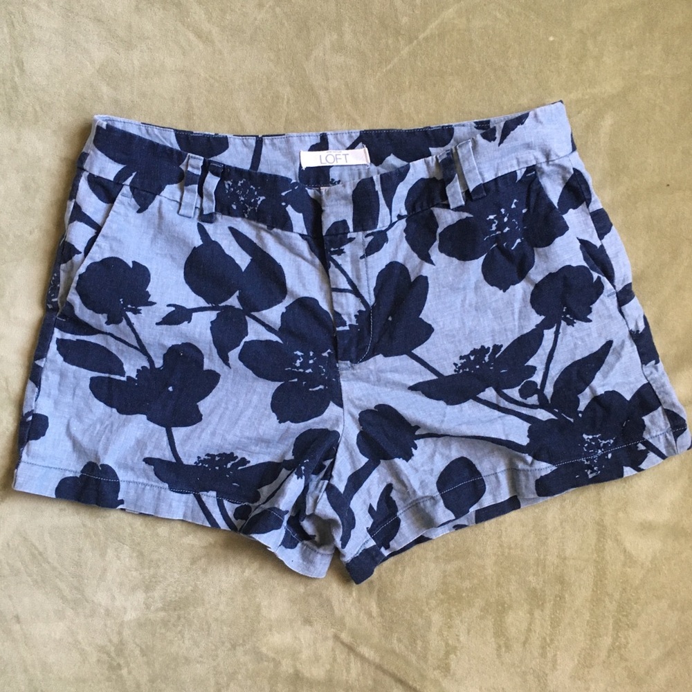 Floral Ann Taylor Loft Shorts